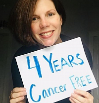 FOUR YEARS CANCER FREE.